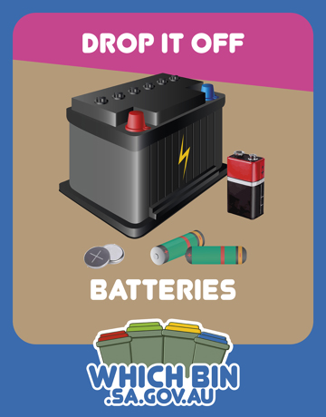 Drop it off: batteries