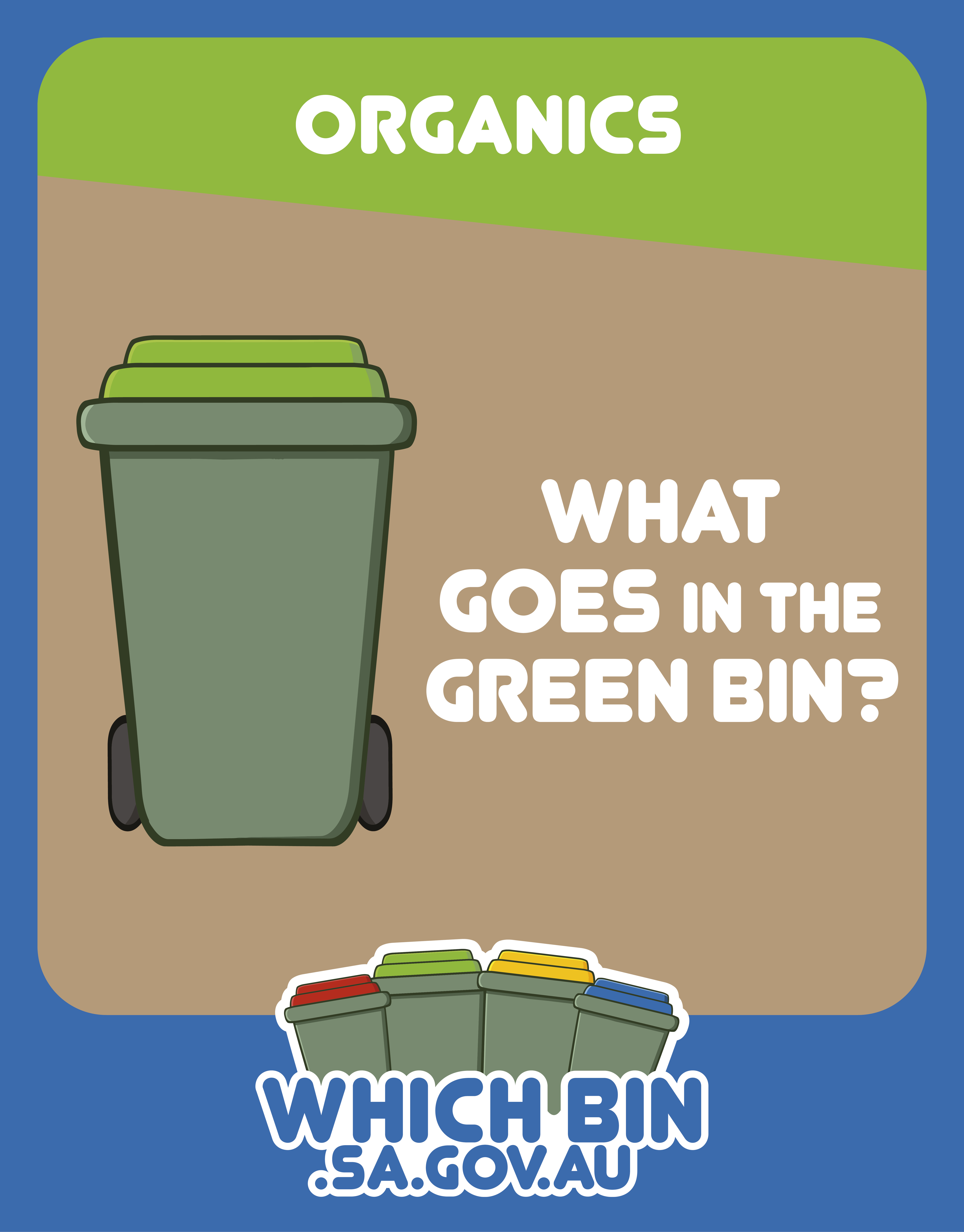 What goes in the green bin?